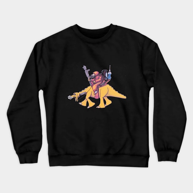 Desert Rider Crewneck Sweatshirt by Toonacarbra Studio